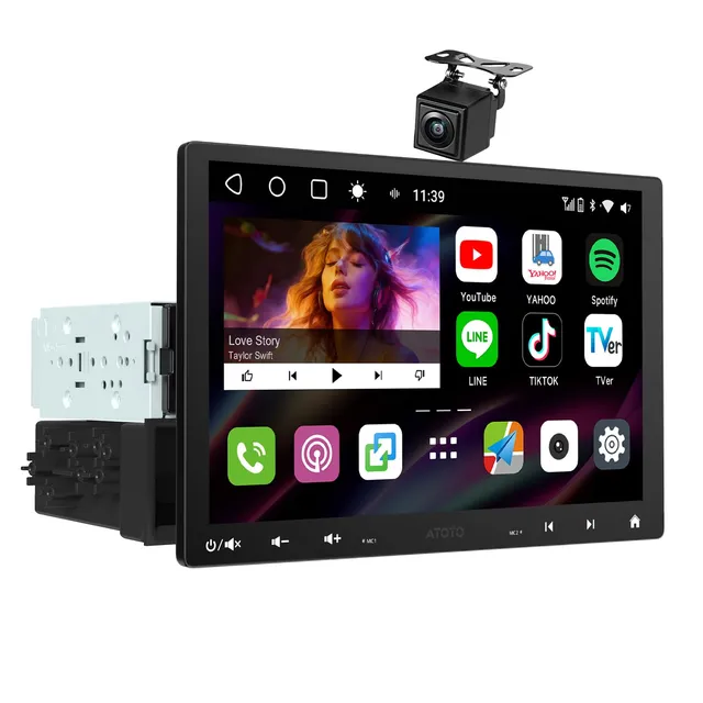 ATOTOZONE Car Stereo S8 MS autoradio 1 DIN 10,1" 4+32GB CarPlay