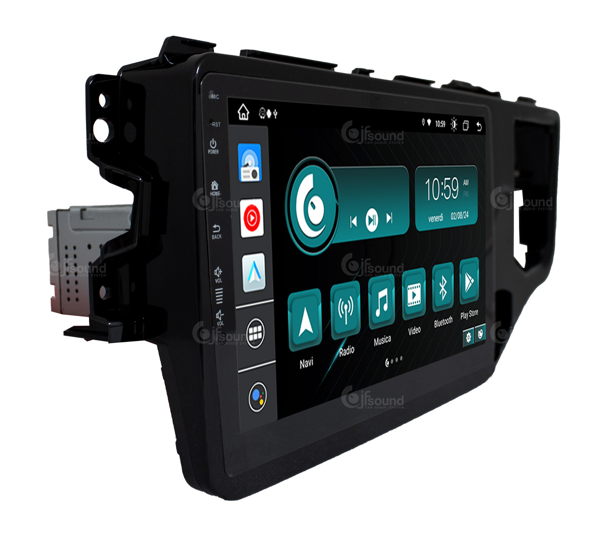 JFSound X9C-PRO JF-039D4-X9C-PRO autoradio DR 4 4G retrocamera