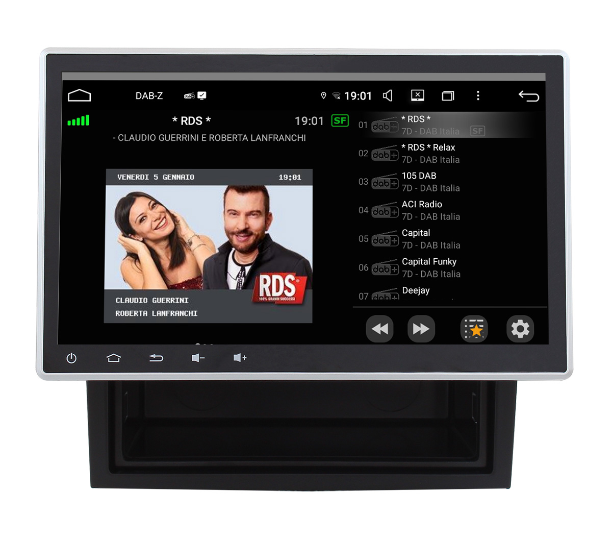JFSound UP-PRO JF-011 autoradio Android Fiat Ducato VP1 CarPlay