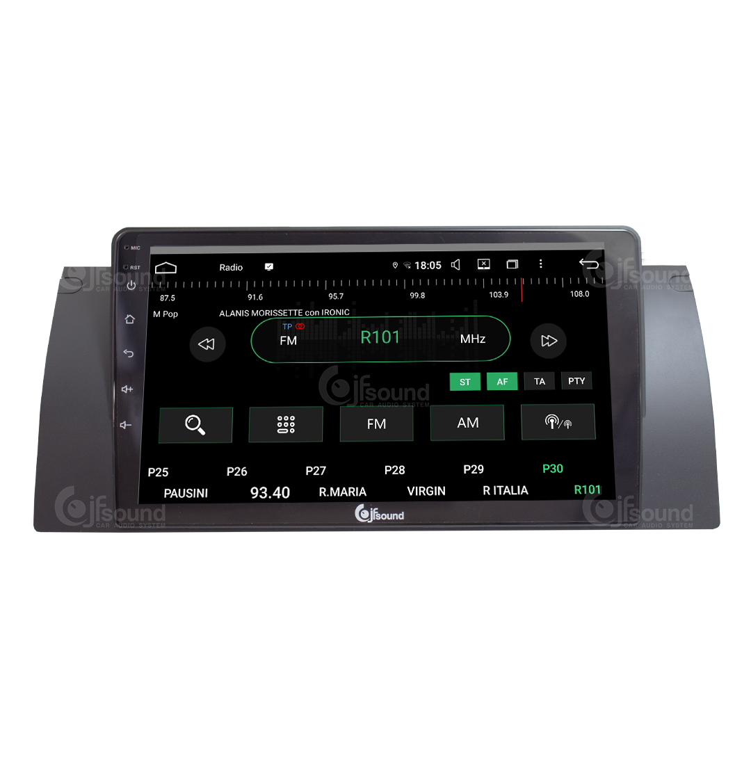 JFSound UP-PRO JF-039BX5 autoradio Android per BMW X5
