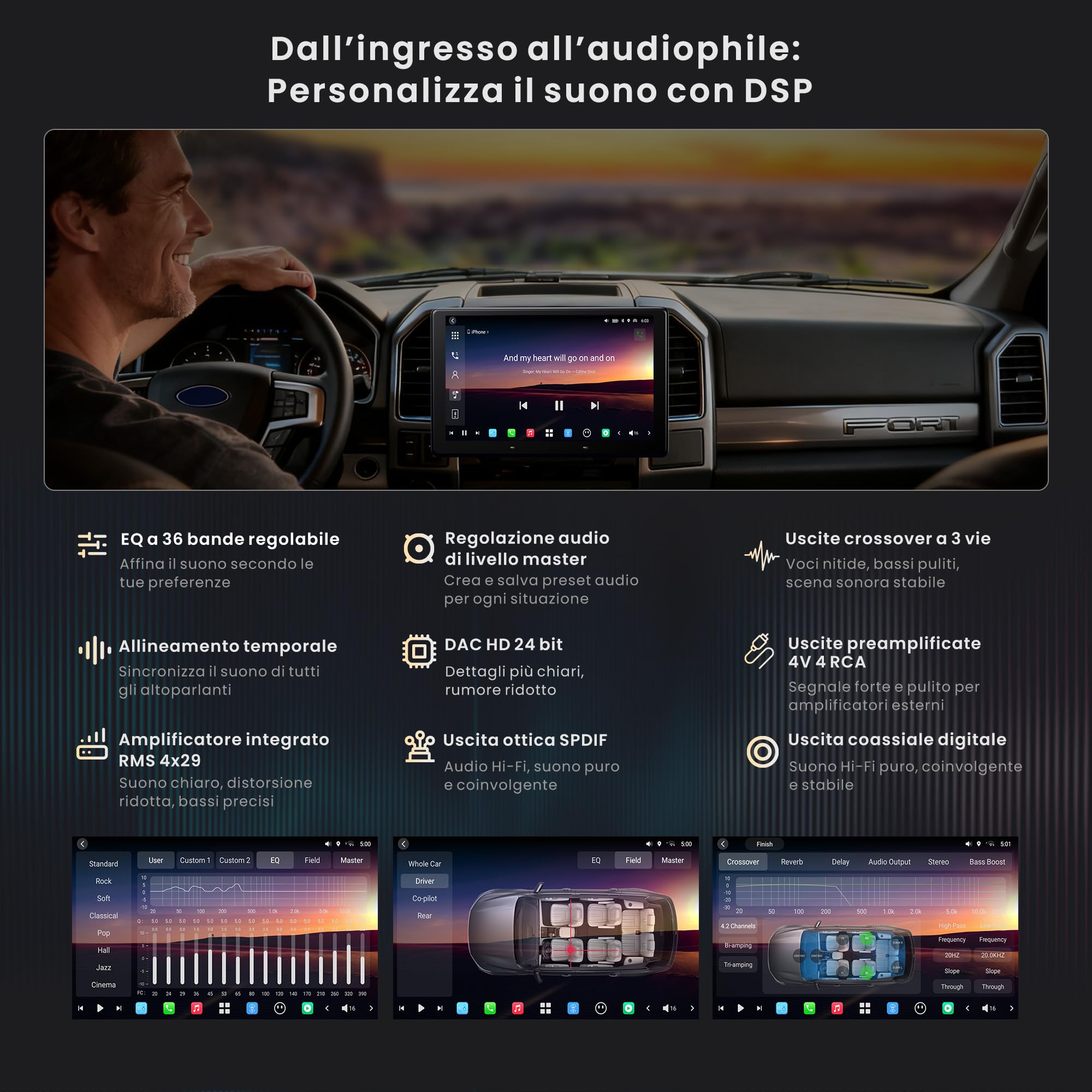 ATOTOZONE Car Stereo X10DG211E autoradio 10.1" 8+128G DAB+
