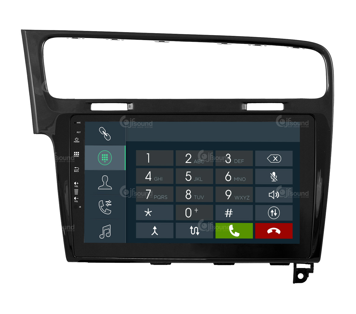 JFSound X9C-PRO JF-031W7-X9C-PRO autoradio Golf 7 4G retrocamera