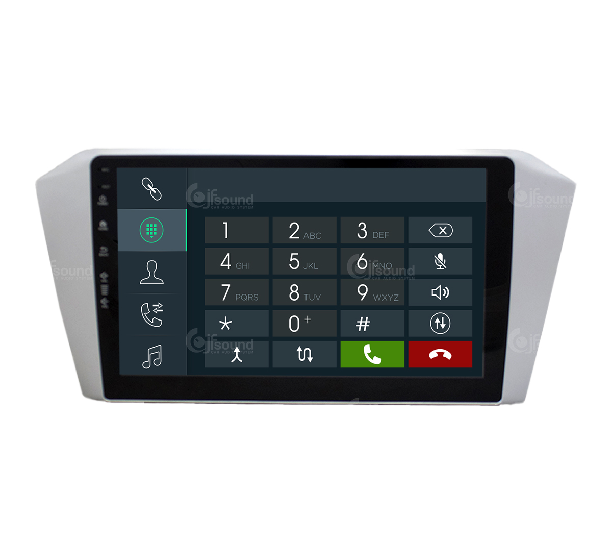 JFSound X9C-PRO JF-131WP autoradio Passat 4G retrocamera
