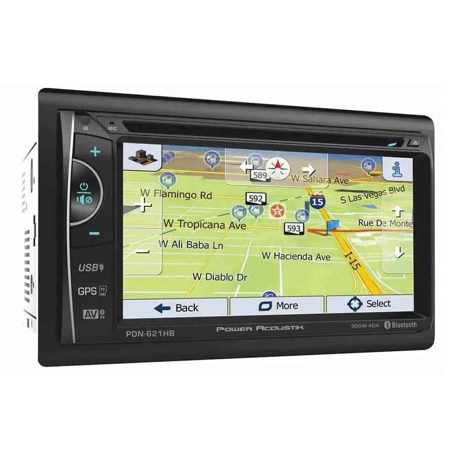 Power Acoustik PDN-621HB autoradio 2 DIN 6,2" navi BT