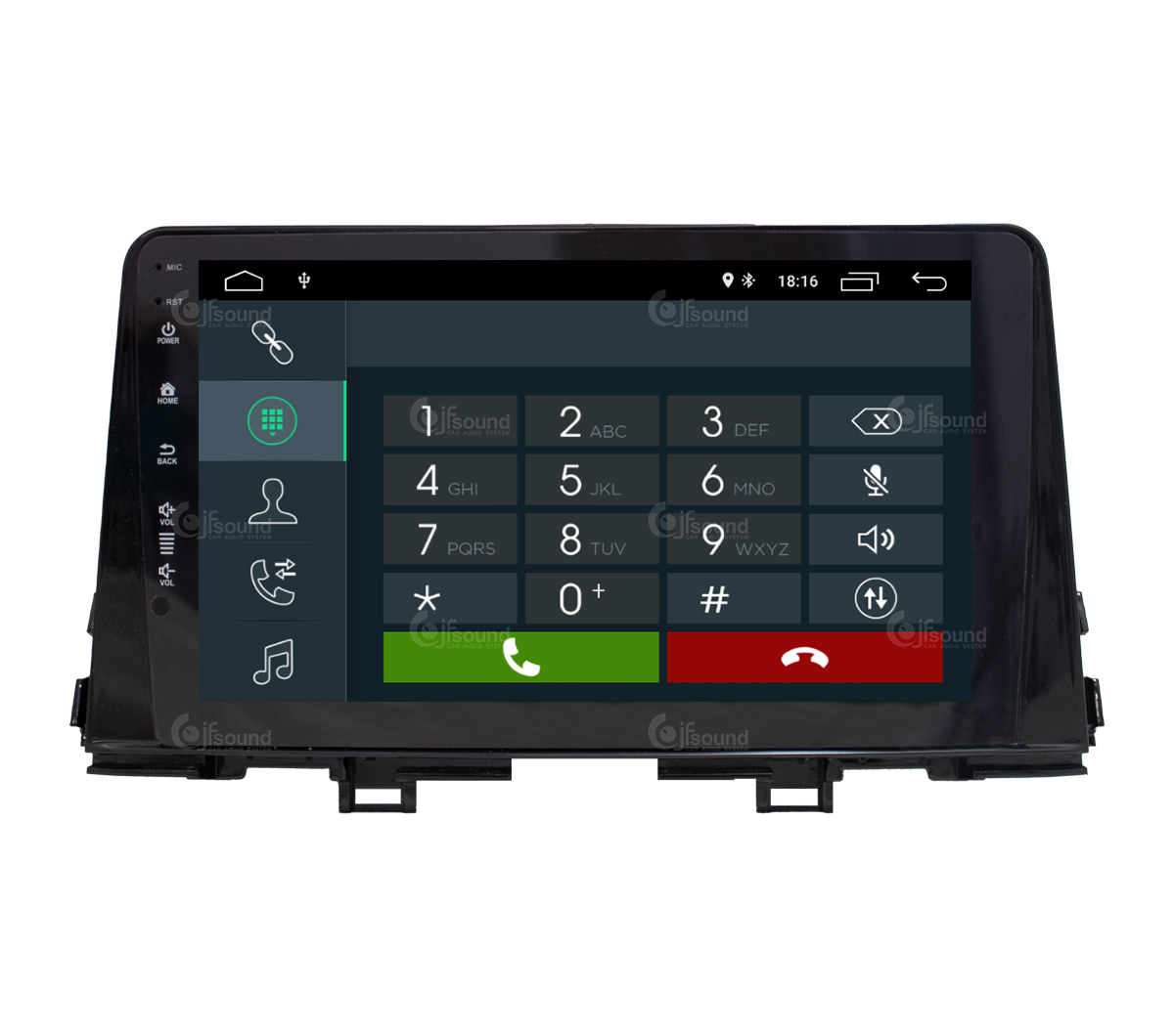 JFSound X7C-PRO JF-139KP-X7C-1-PRO autoradio Android Kia Picanto DSP