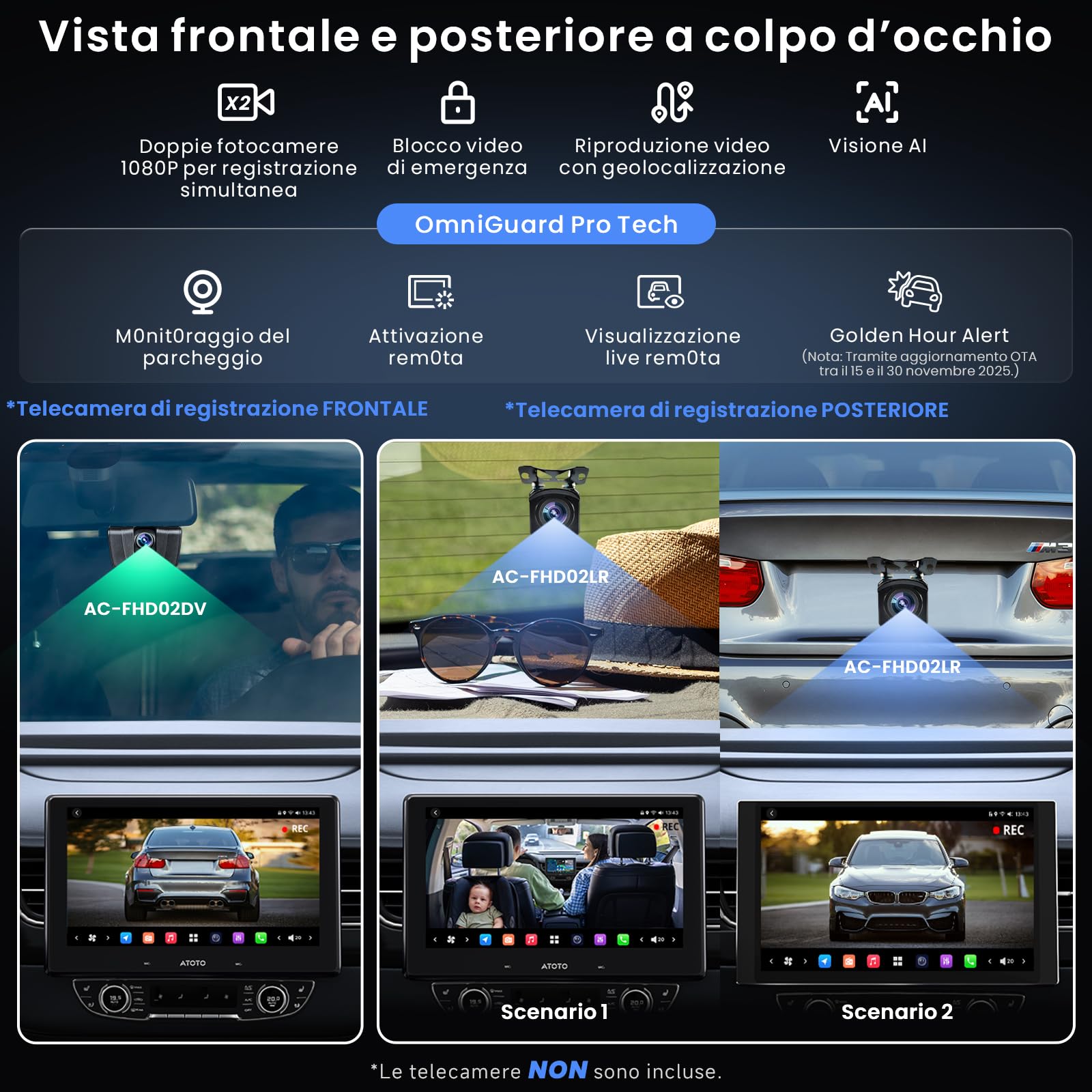 ATOTOZONE X10 Autoradio Android 10.1 Pollici 8+128GB 4G LTE