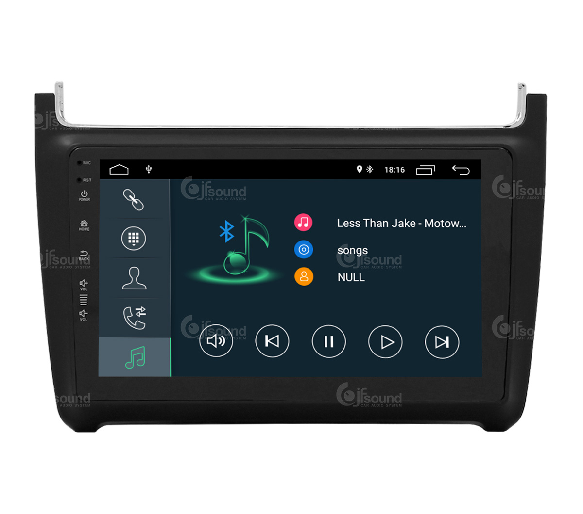 JFSound X7C-PRO JF-231WP-X7C-PRO autoradio Android Polo con DSP