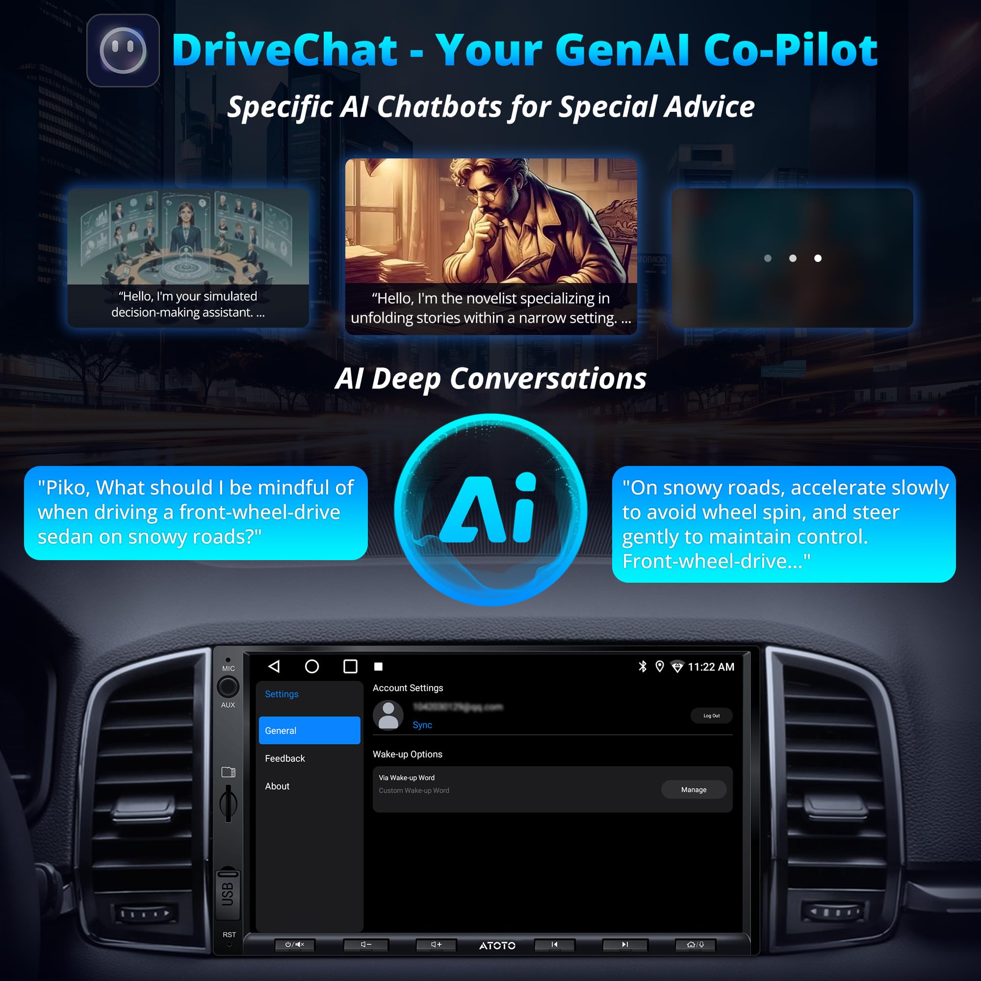 ATOTOZONE Car Stereo A5L autoradio 7" 2 DIN 2+32G CarPlay