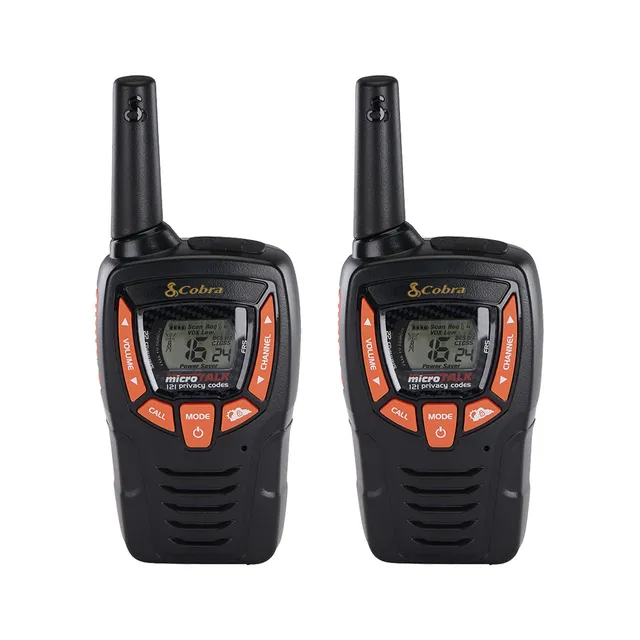 Cobra AM655 Walkie Talkie Coppia 8 km VOX IPX2