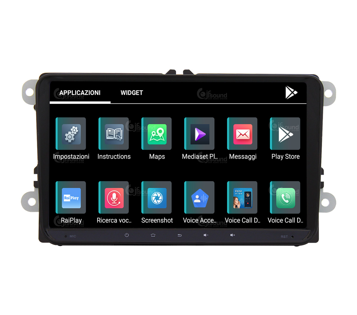 JFSound JF-039W6-X9C-PRO Autoradio Android Volkswagen Universal 4G