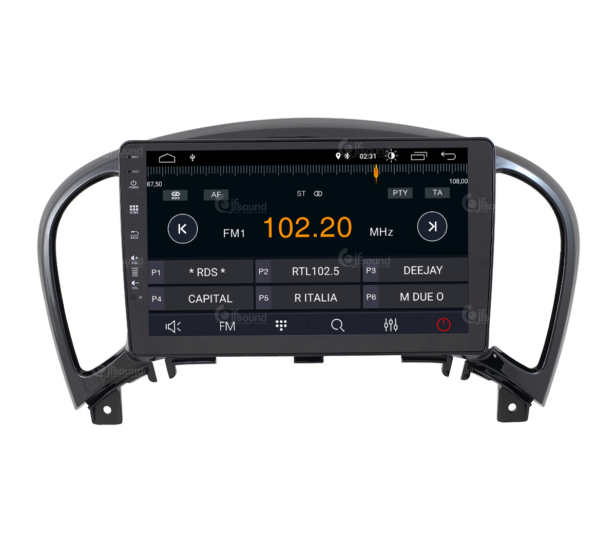 JFSound X7C-PRO autoradio Android DSP per Nissan Juke