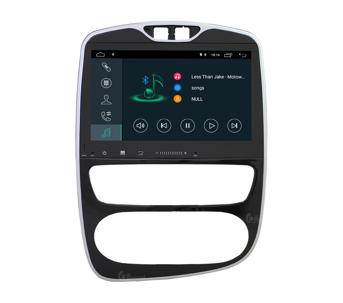 JFSound X7C-PRO JF-131RC-X7C-1-PRO autoradio Clio R-Link DSP