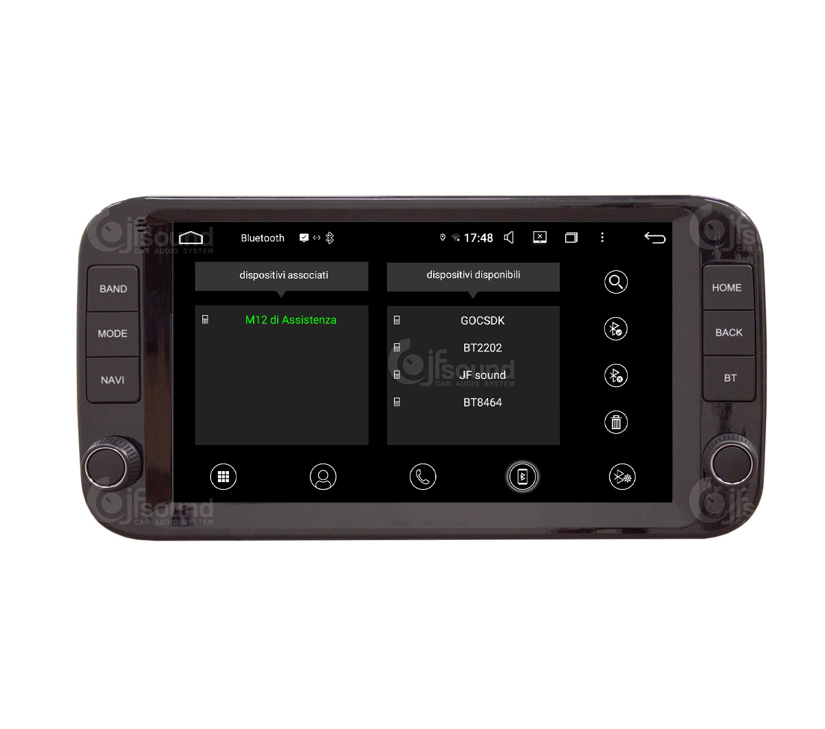 JFSound UP-PRO JF-039FP-UP-PRO autoradio Android per Fiat Panda