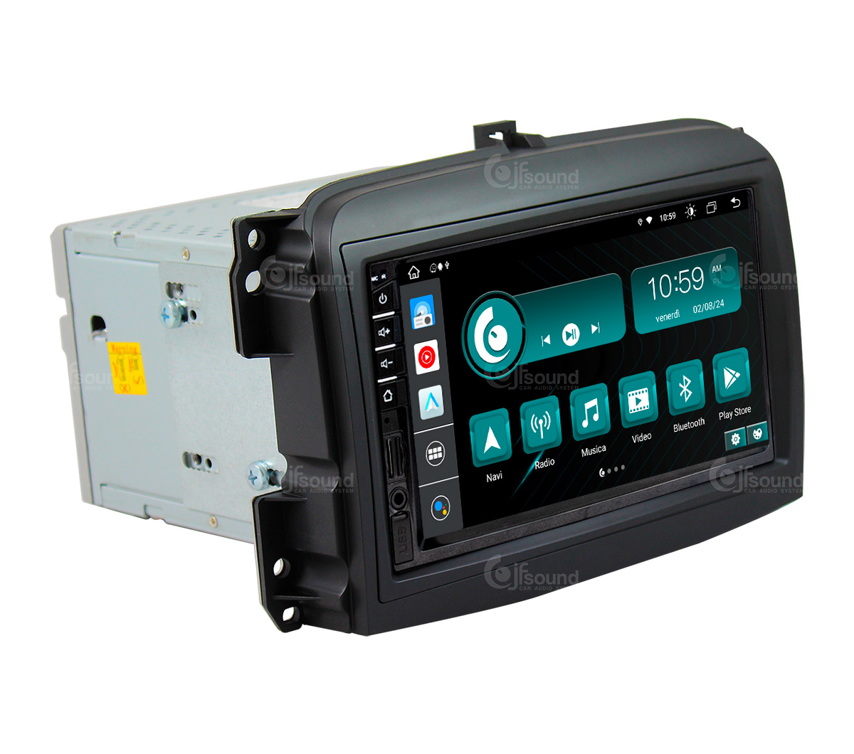 JFSound X9C-PRO JF-007-X9C-FLO-PRO autoradio Fiat 500L 4G DSP