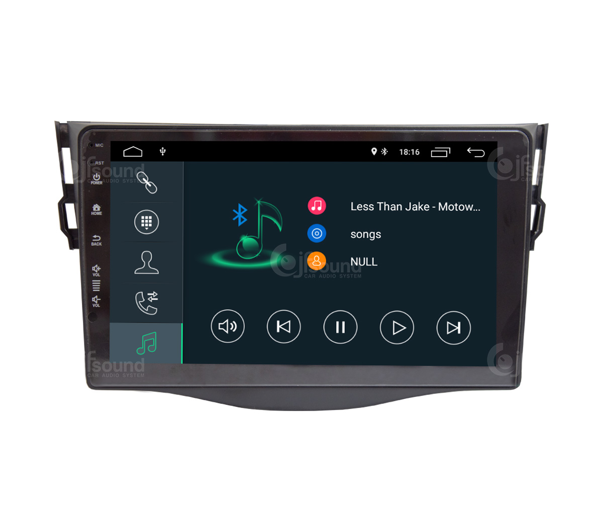 JFSound X7C-PRO JF-039TR4-X7C-PRO autoradio Android RAV4 DSP