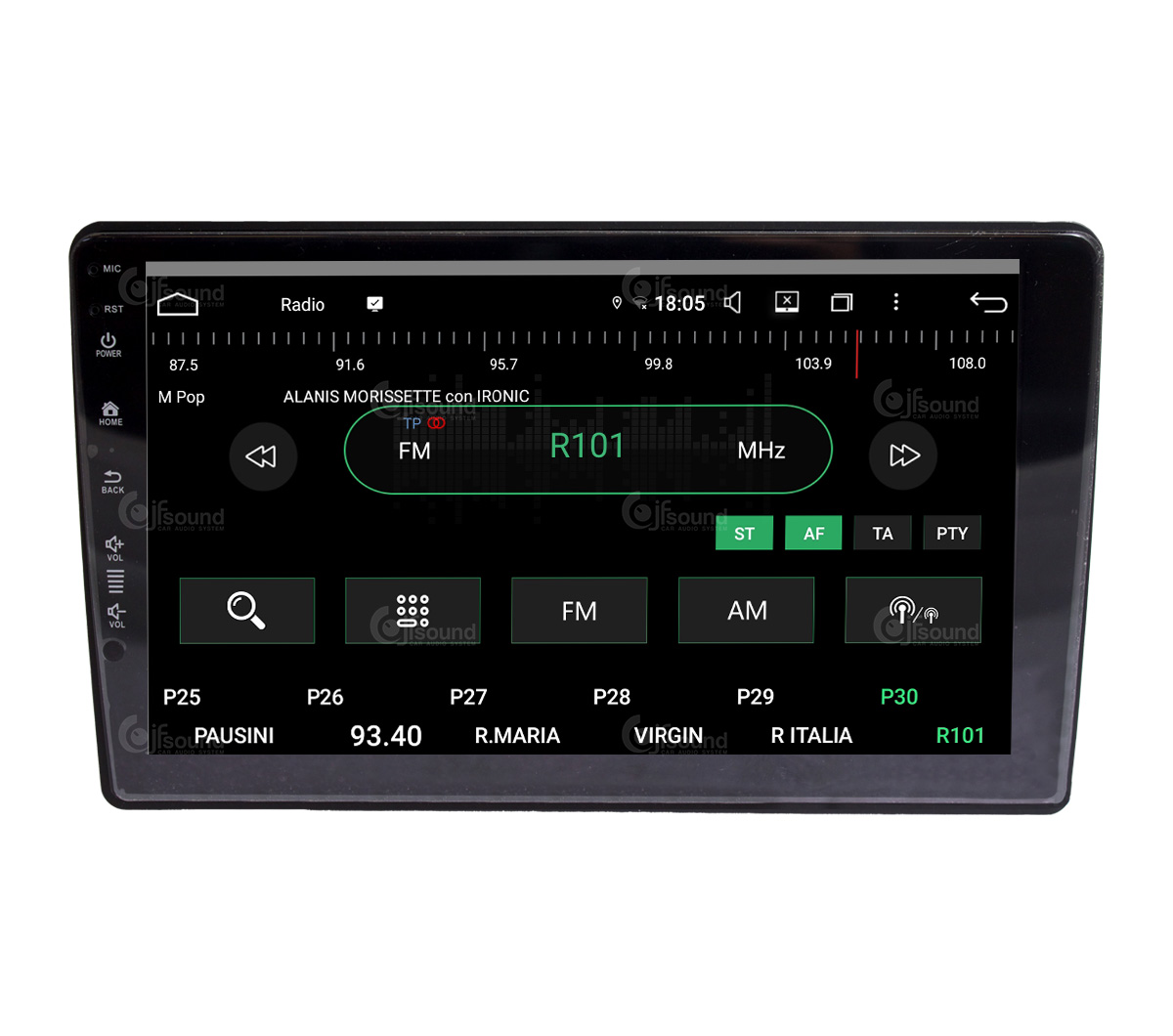 JFSound UP-PRO JF-039A4-UP-PRO autoradio Audi A4 CarPlay wireless