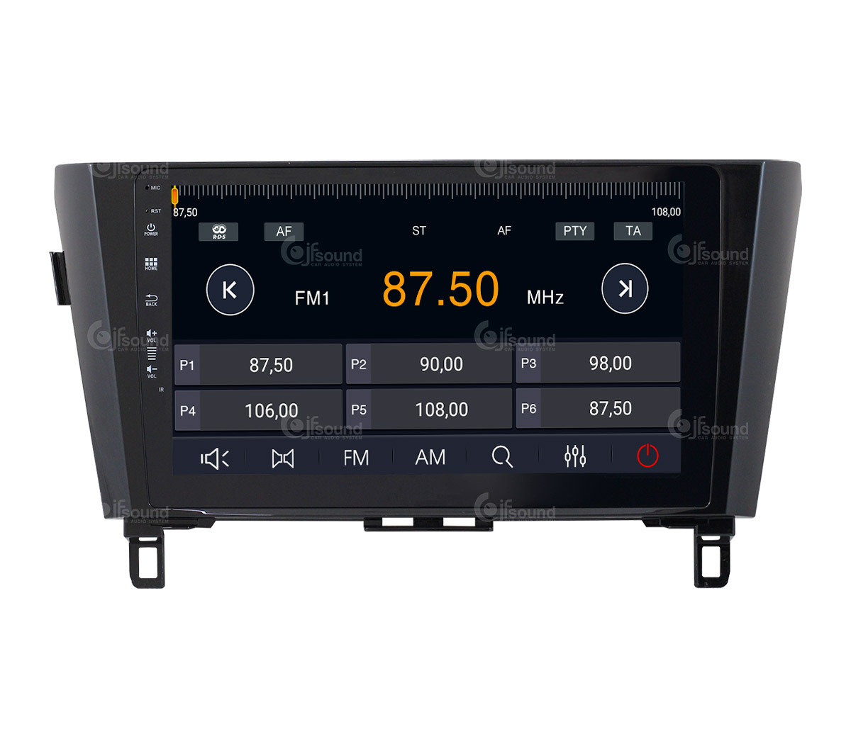 JFSound X9C-PRO JF-031NX-X9C-2-PRO autoradio Qashqai 4G DSP