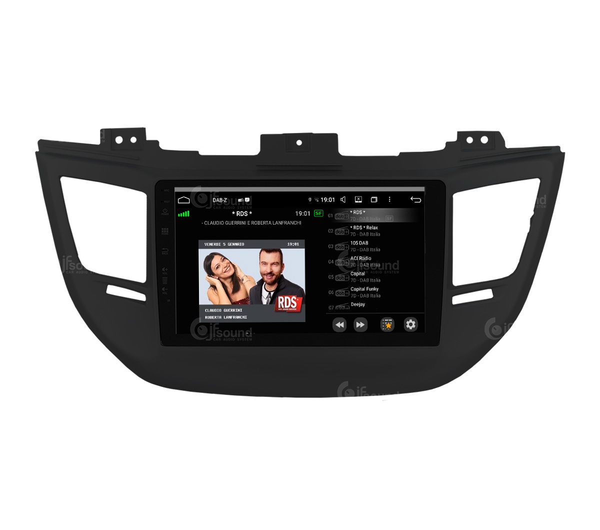 JFSound UP-PRO JF-131HT autoradio Tucson CarPlay wireless