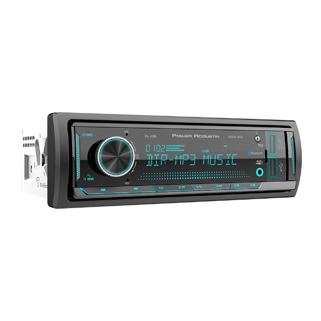 Power Acoustik PL-40B Autoradio 1 DIN Bluetooth USB