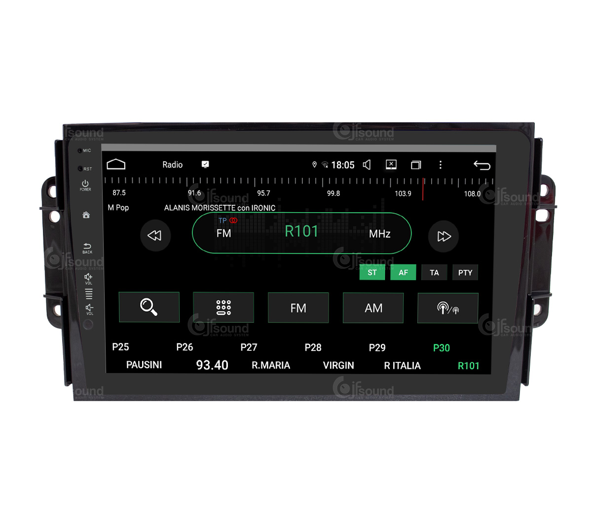 JFSound UP-PRO JF-039D3-UP-PRO autoradio CarPlay per DR 3