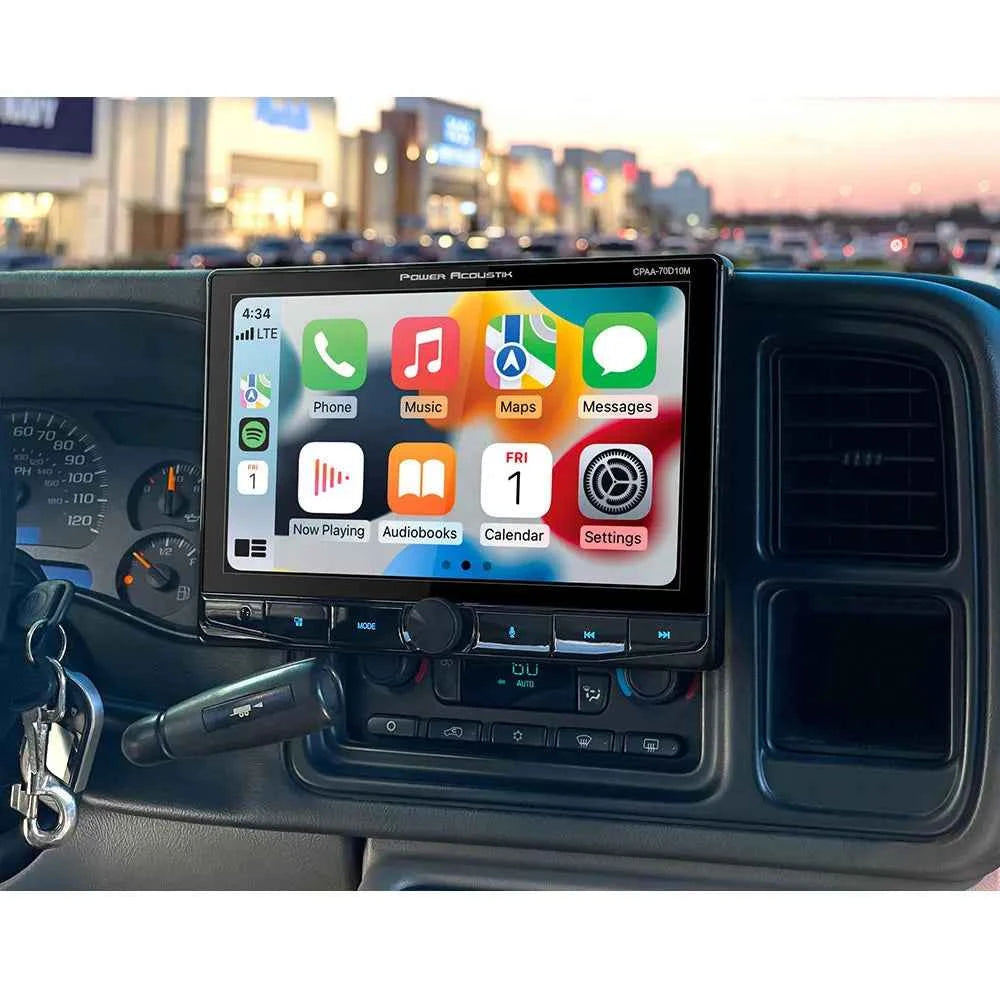Power Acoustik CPAA-70D10M autoradio 10.6" CarPlay Android Auto