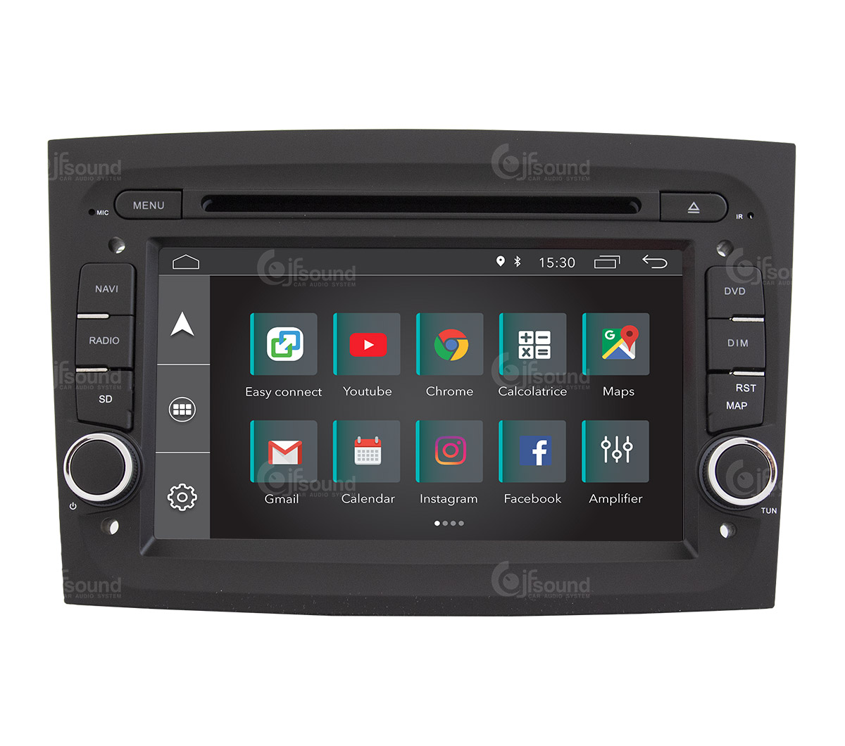 JFSound X7C-PRO JF-037FD-X7C-PRO autoradio Android Fiat Doblò DSP