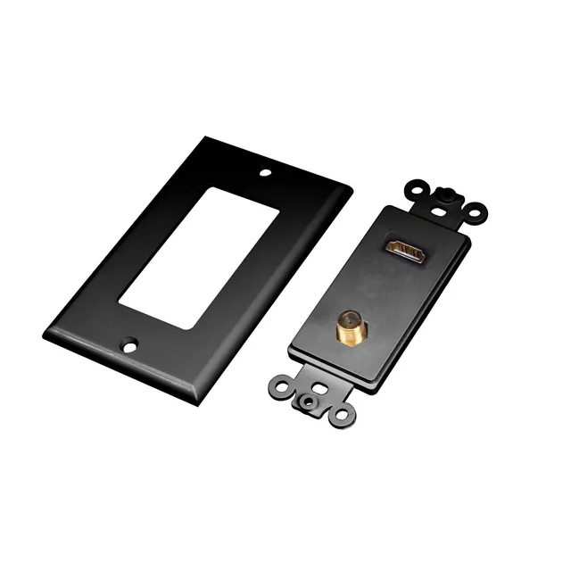 Magnedyne WP-101B Placca Video Coax Singola Nera F