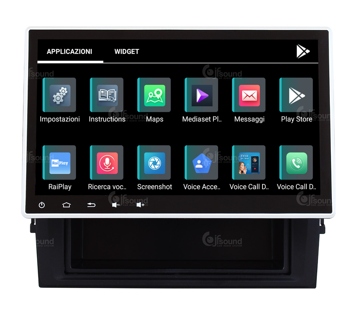 JFSound X9C-PRO JF-011-X9C-WT-PRO autoradio Transporter 4G