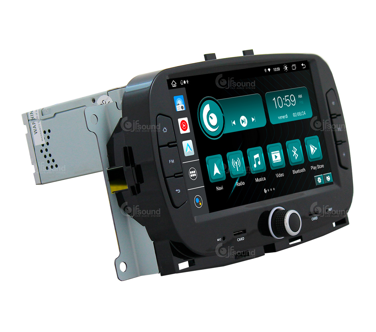 JFSound X9C-PRO JF-137F5 Autoradio Android Fiat 500 4G DSP