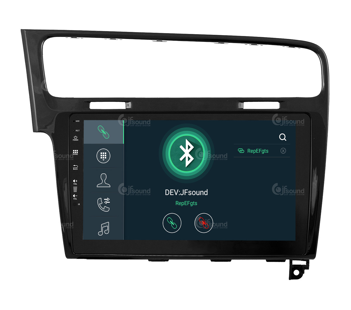 JFSound X9C-PRO JF-031W7-X9C-PRO autoradio Golf 7 4G retrocamera