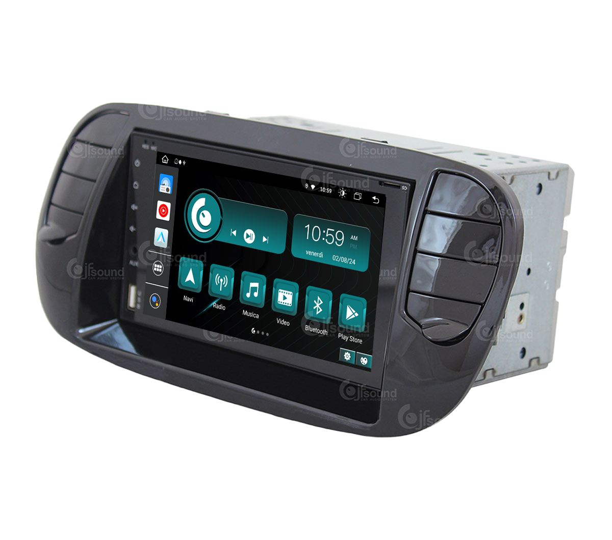 JFSound X9C-PRO JF-227-X9C-F5N-PRO autoradio per Fiat 500 4G