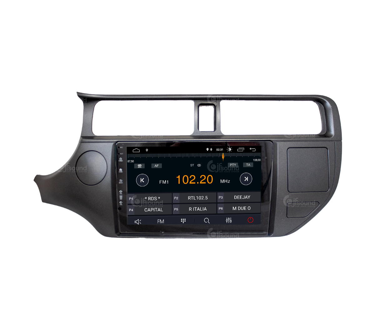 JFSound JF-239KR-X7C-PRO autoradio Android per Kia Rio con DSP