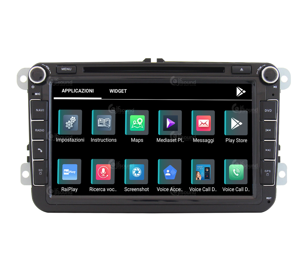 JFSound X9C-PRO JF-038W6-X9C-PRO autoradio Universal 4G DSP