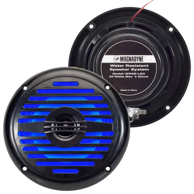 Magnedyne WR5B-LED casse camper 13 cm LED blu coppia