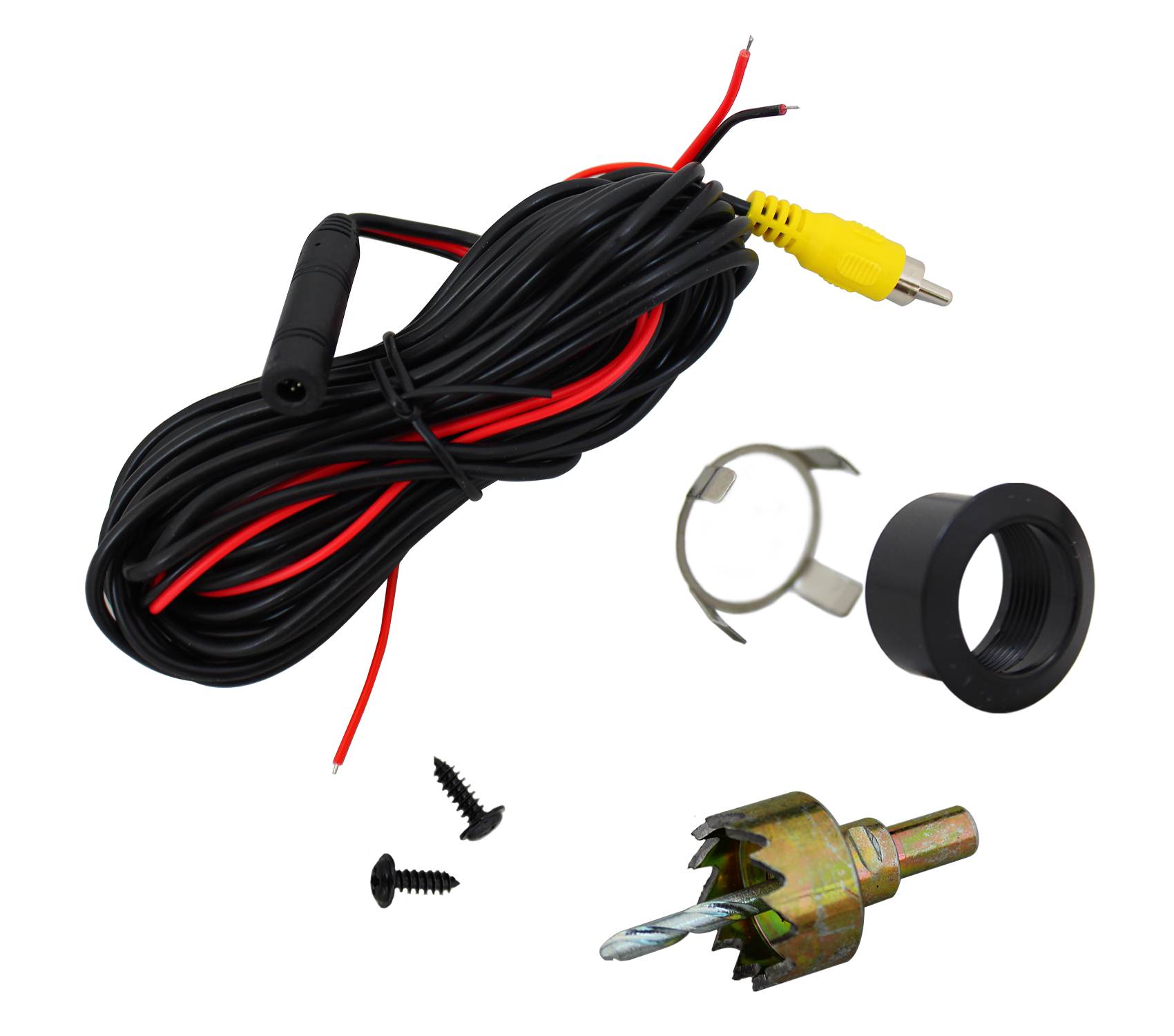 JFSound Retrocamera Universale Auto Incasso Tondo o Staffa