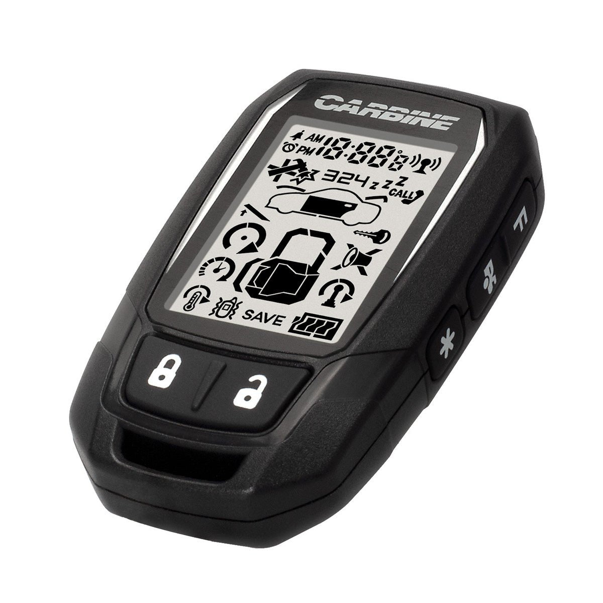 Carbine CARF-LCDLR telecomando ricambio LCD per 76CSR 5 tasti