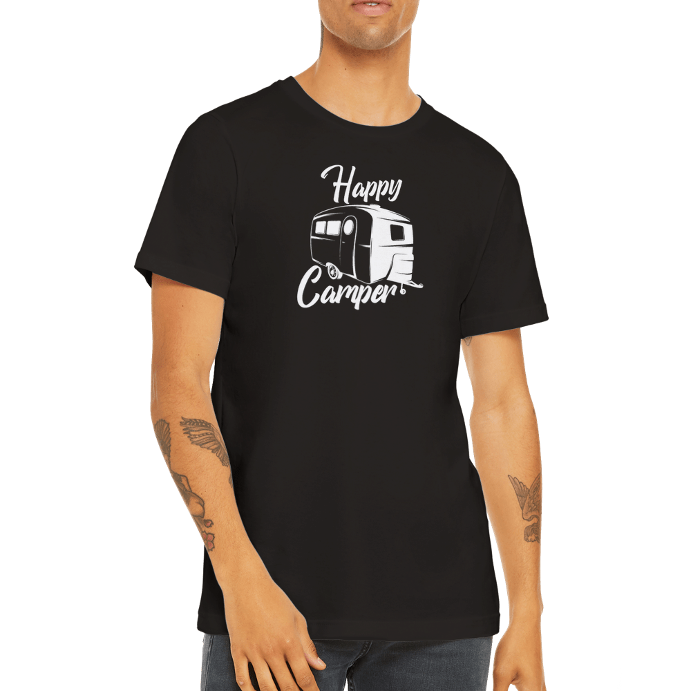 Magnadyne Happy Camper Premium T-Shirt Unisex in Cotone