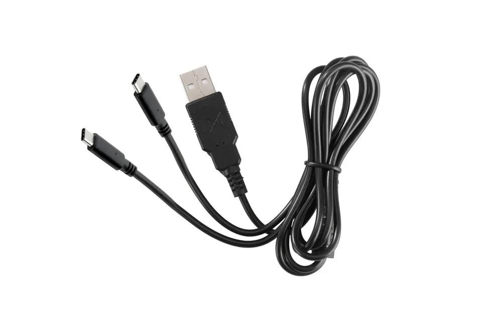 Cobra cavo Y USB-C ricarica doppia radio RX380 PX650