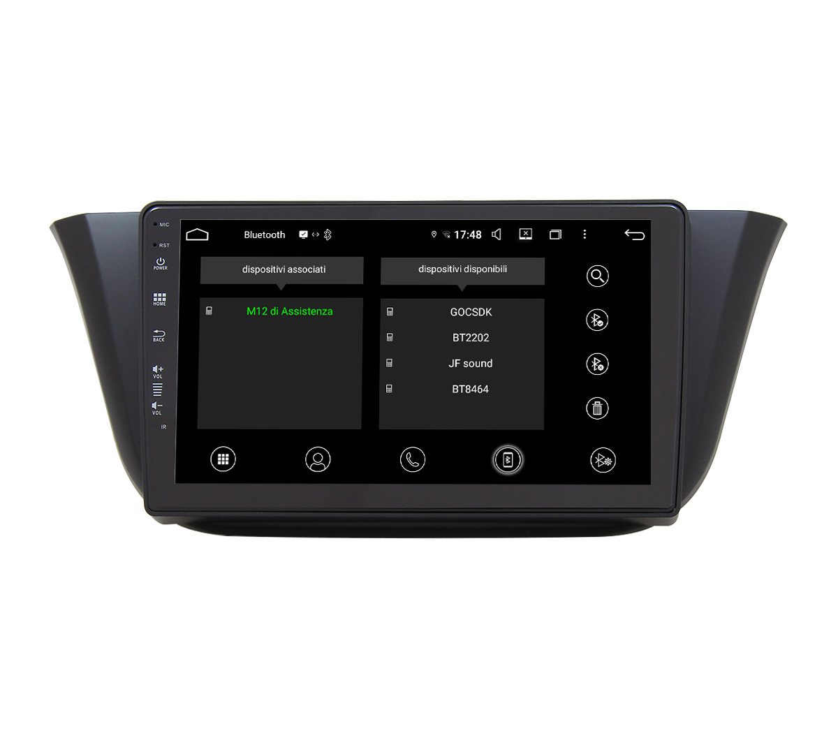 JFSound UP-PRO JF-139ID Autoradio Android per Iveco Daily