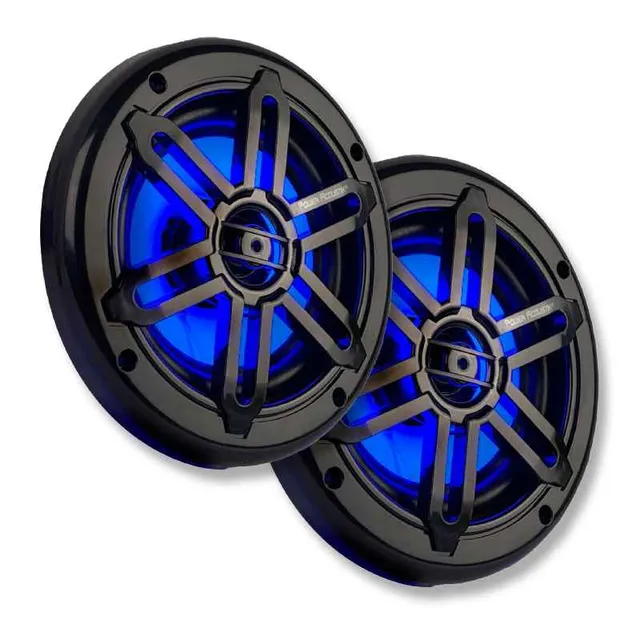 Power Acoustik MFL-65WB Casse Marine 6.5" LED 400W