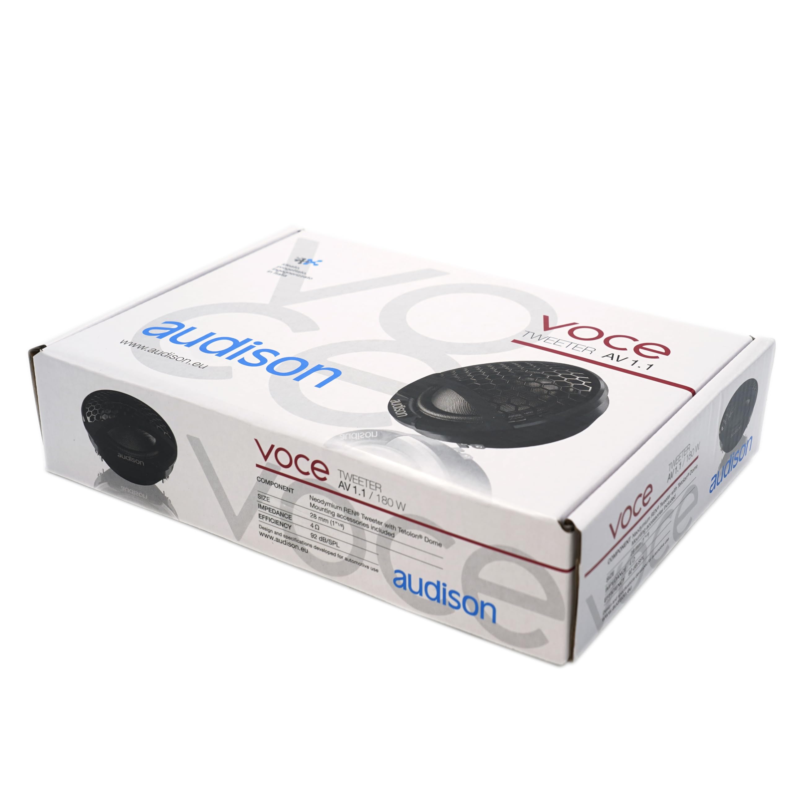 Audison Voce AV 1.1 tweeter 28mm coppia 180W Tetolon