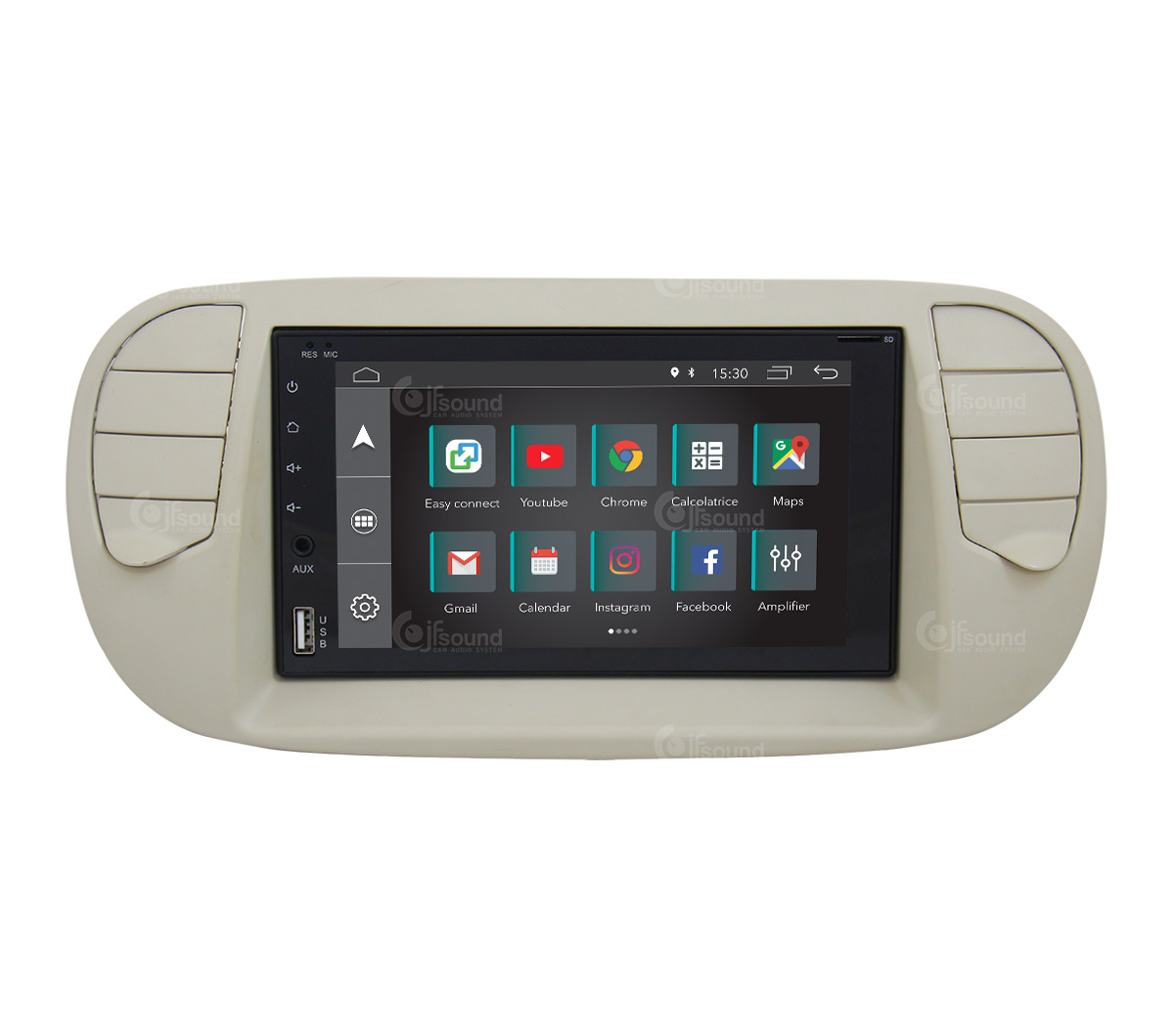 JFSound X7C-PRO JF-227-X7C-F5P-PRO autoradio Fiat 500 DSP