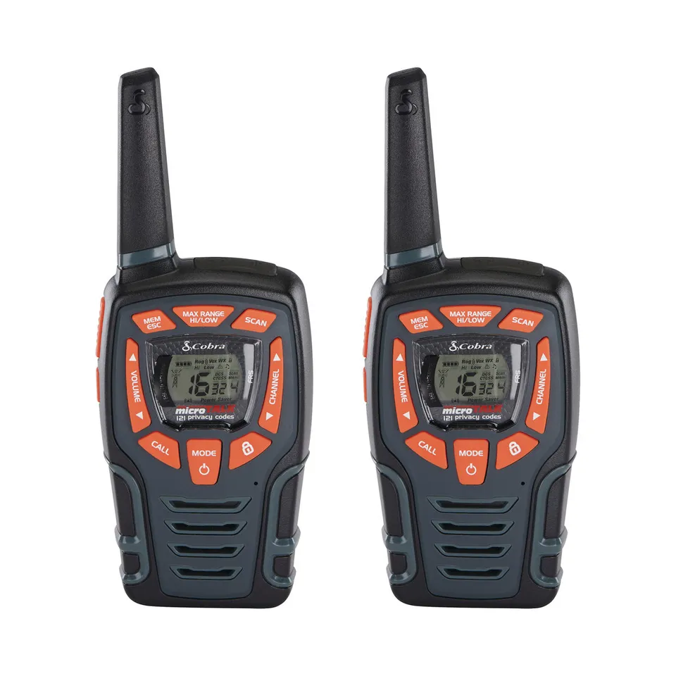 Cobra AM855 Walkie Talkie Coppia 5 km VibrAlert Torcia