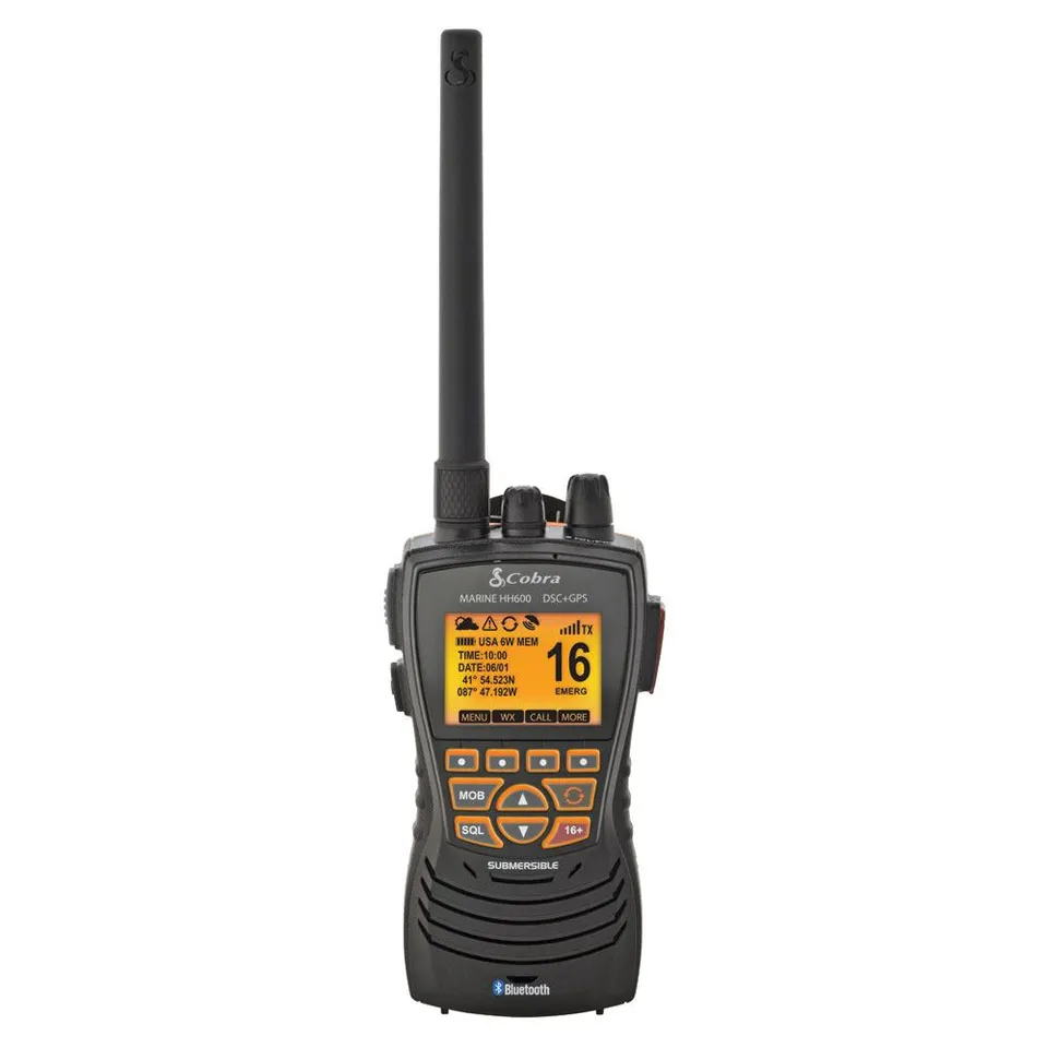 Cobra MR HH600 FLT GPS radio VHF palmare bluetooth