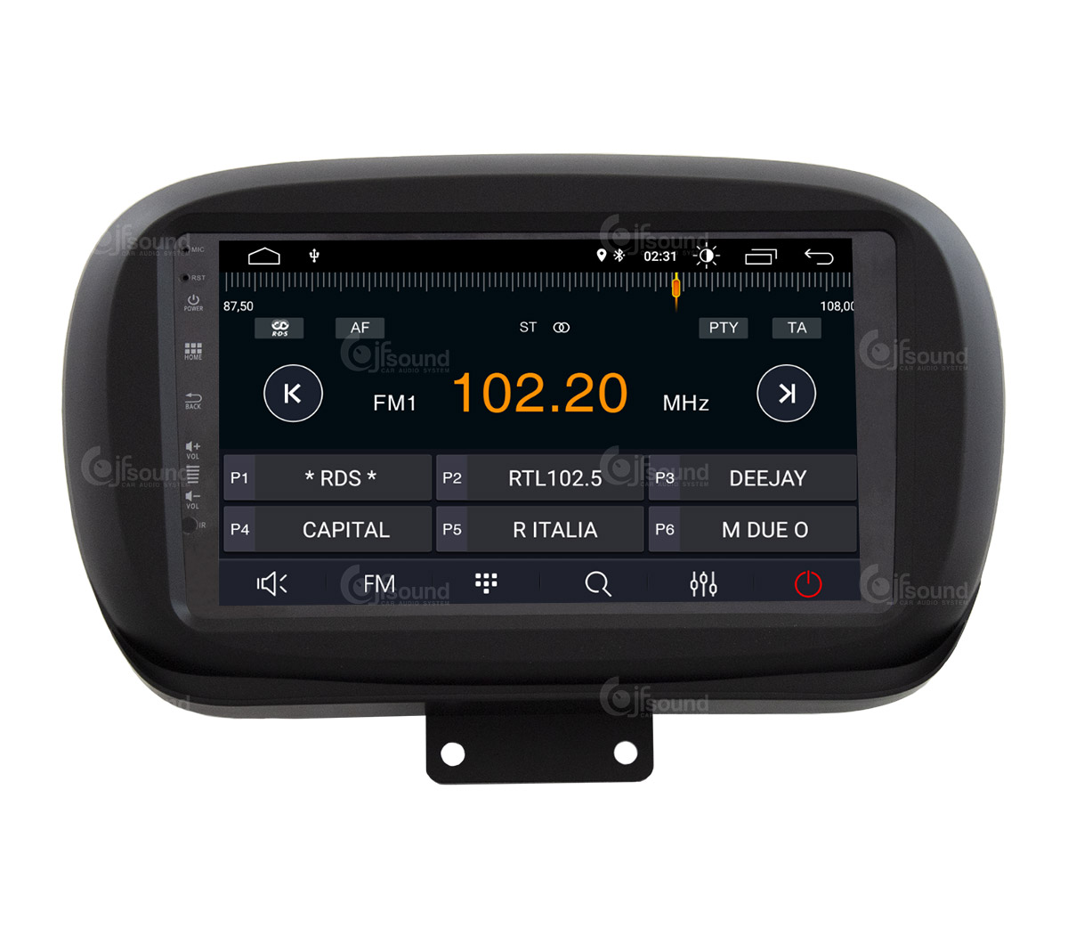JFSound X7C-PRO autoradio Android con DSP e Play Store