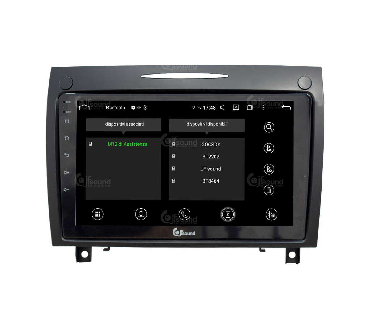 JFSound JF-039MS-UP-PRO Sistema Multimediale Mercedes SLK