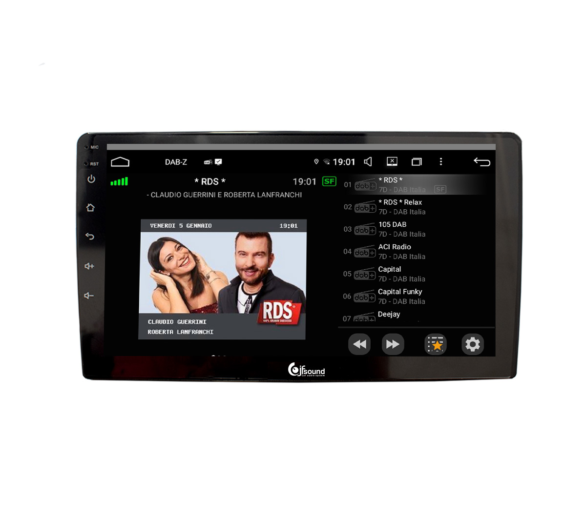 JFSound UP-PRO JF-139D3 autoradio Android per DR EVO 3