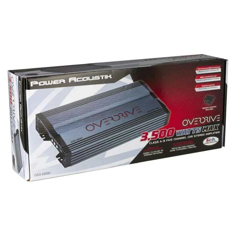 Power Acoustik OVERDRIVE OD5-3500 amplificatore 5 canali 3500W