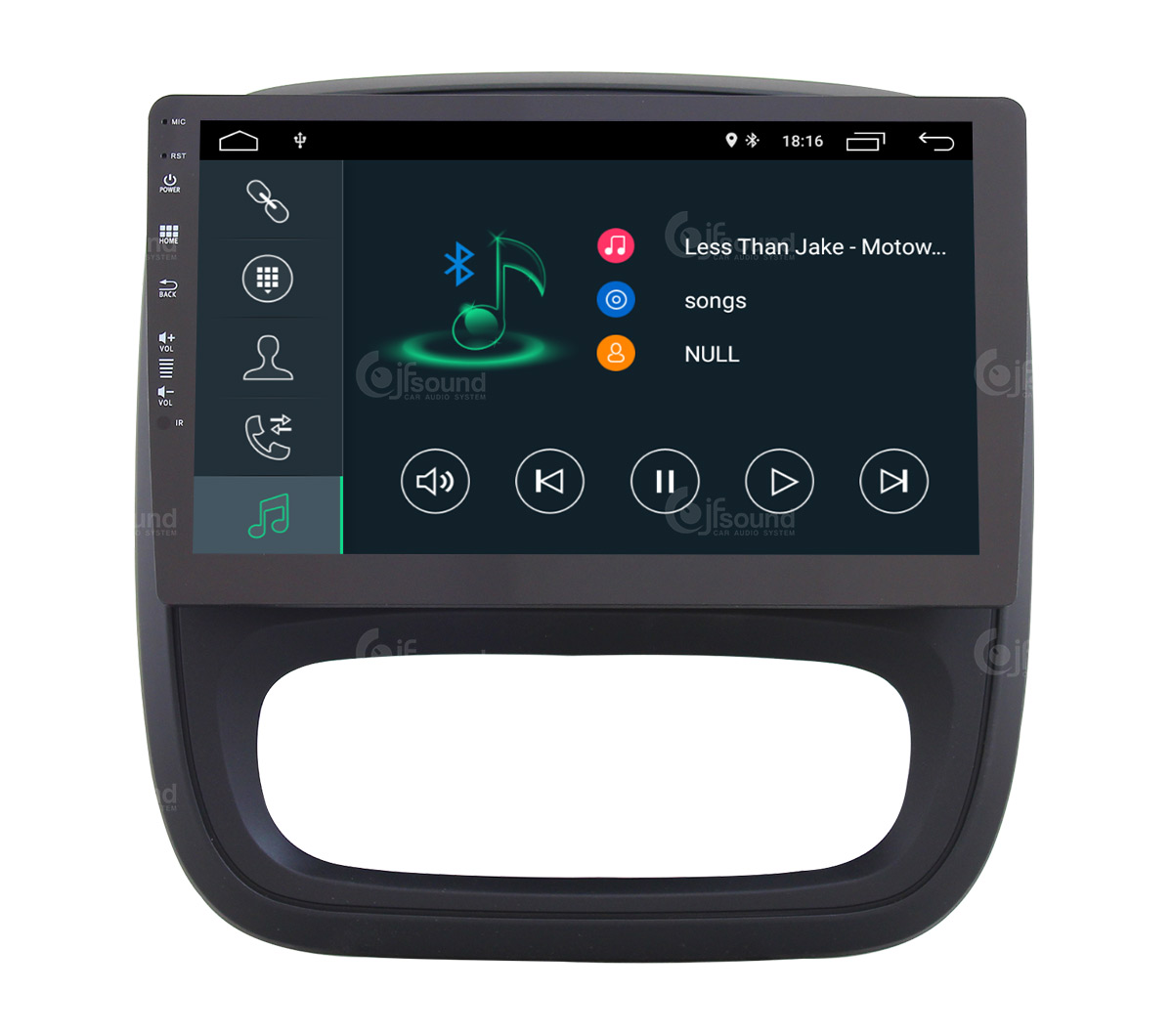 JFSound X7C-PRO JF-021-X7C-FT-PRO autoradio Android Fiat Talento DSP