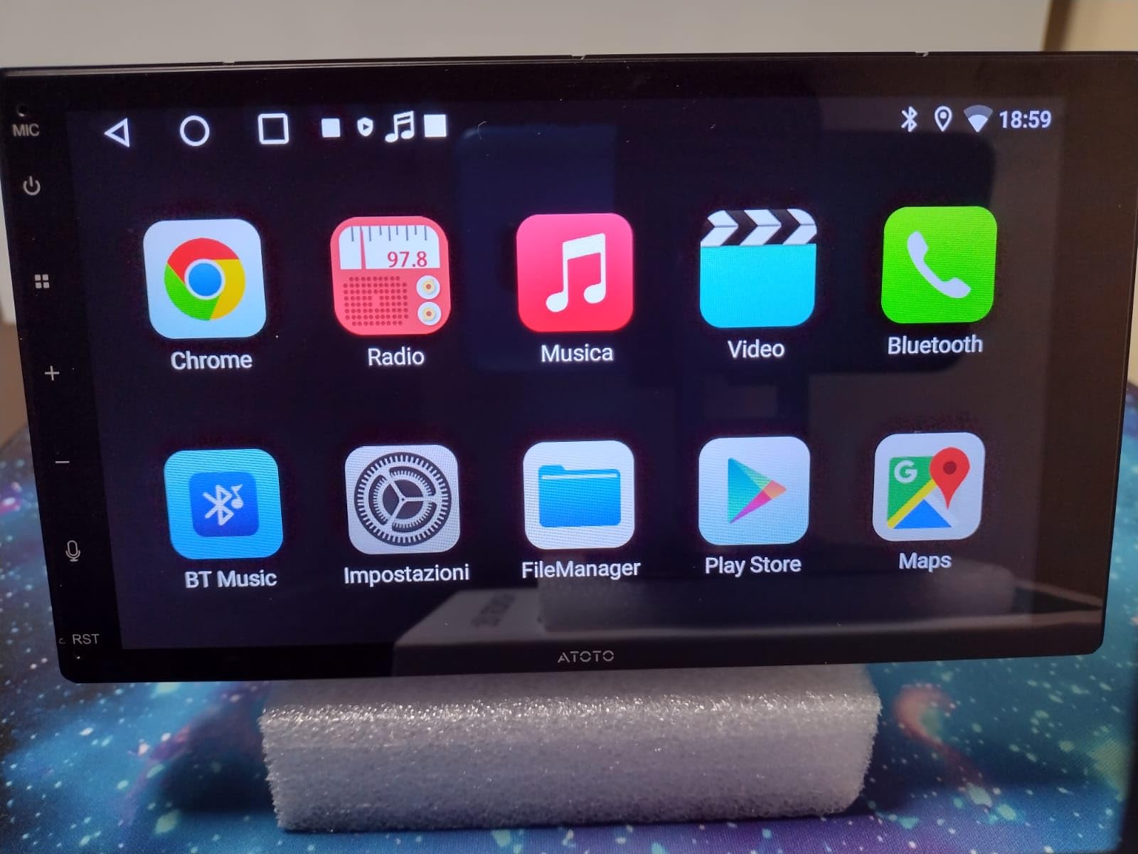ATOTOZONE A5L Autoradio Android 10,1" 2DIN CarPlay DSP